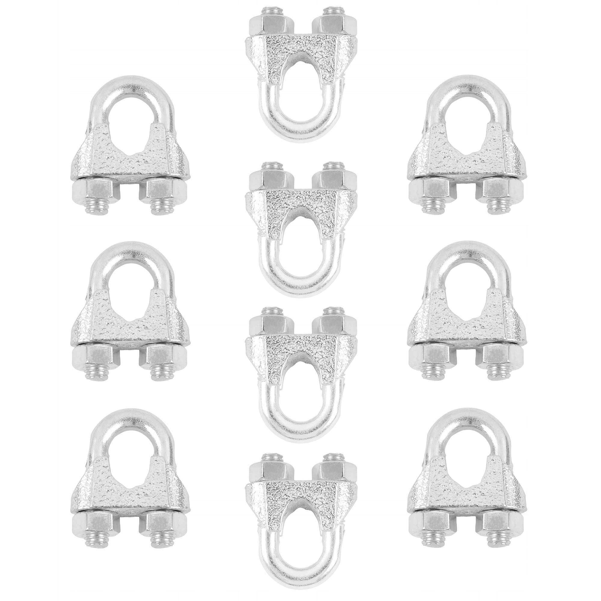 10x ZACISK LINOWY KABŁĄKOWY DO LIN OCYNK 8mm