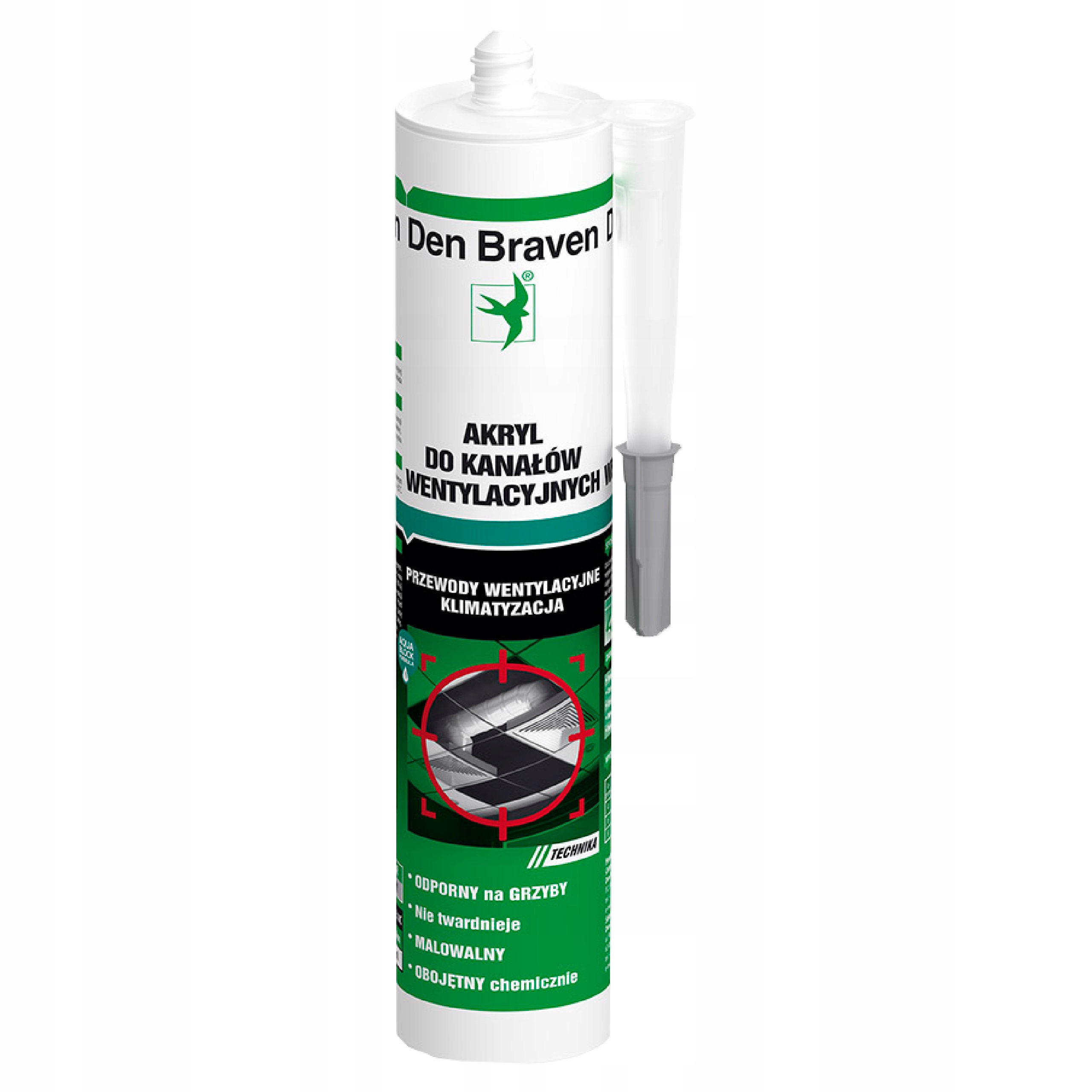 

Akryl do kanałów wentylacyjnych Den Braven 300 ml