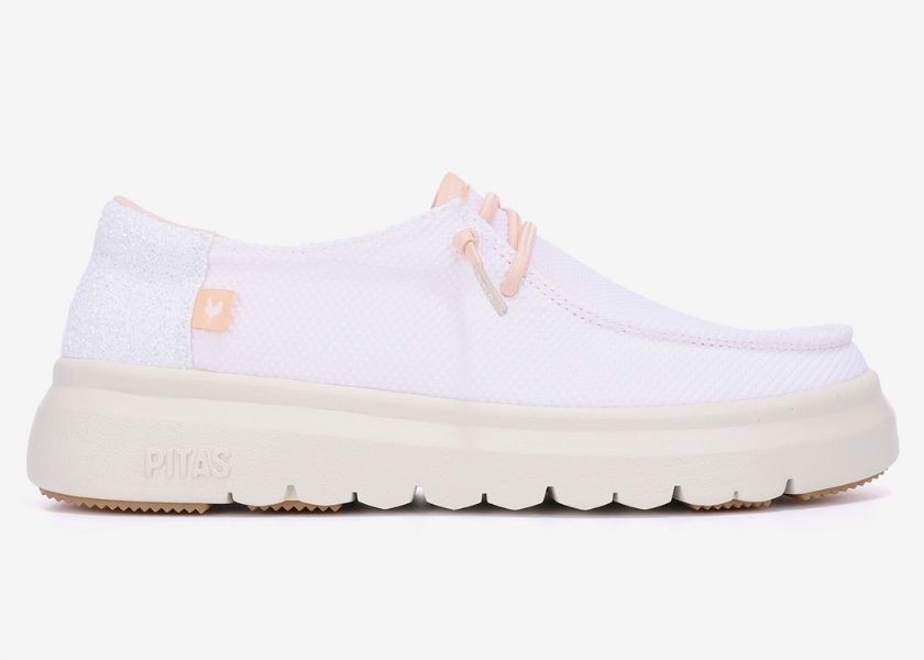 Walk In Pitas Polobotky Menton Blanco 39 Každodenní látkové bílé