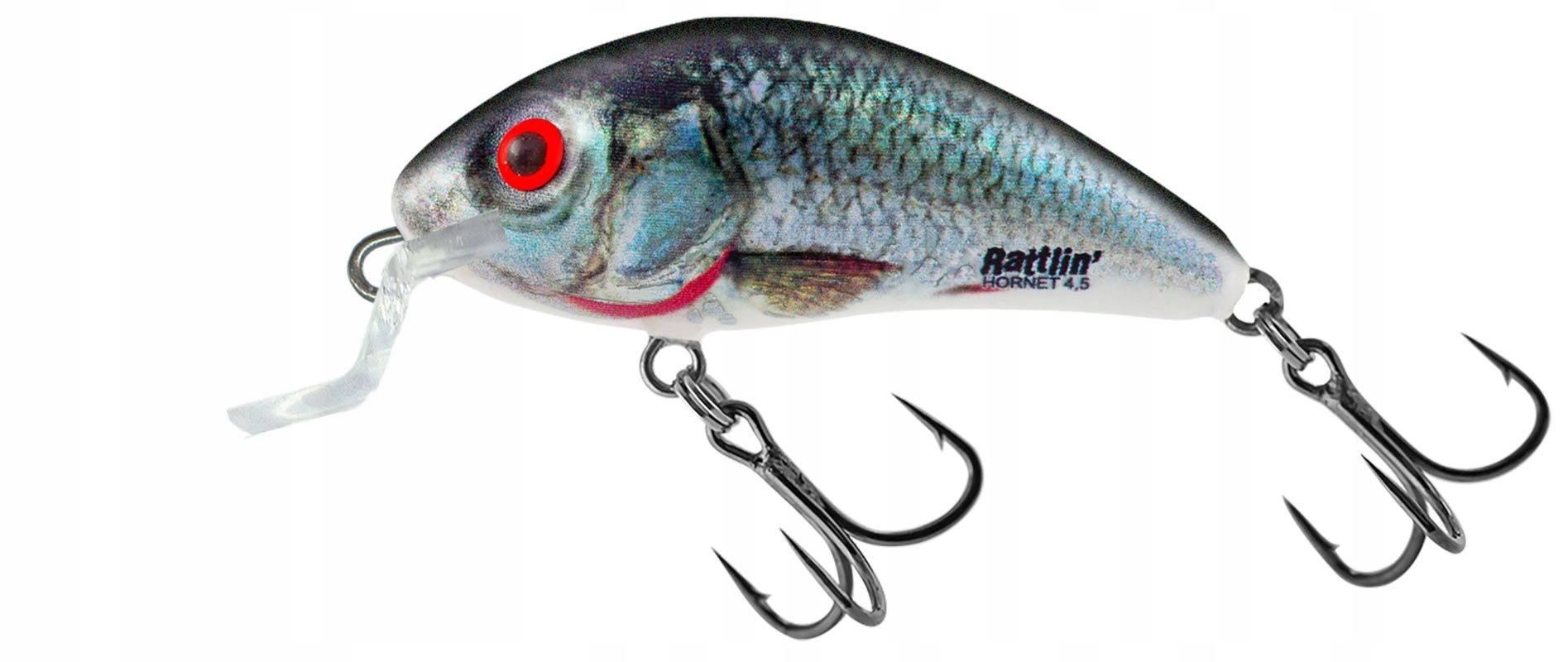 Wobler Salmo Rattlin Hornet Shallow 3,5 cm-Pływający -Holographic Real Dace