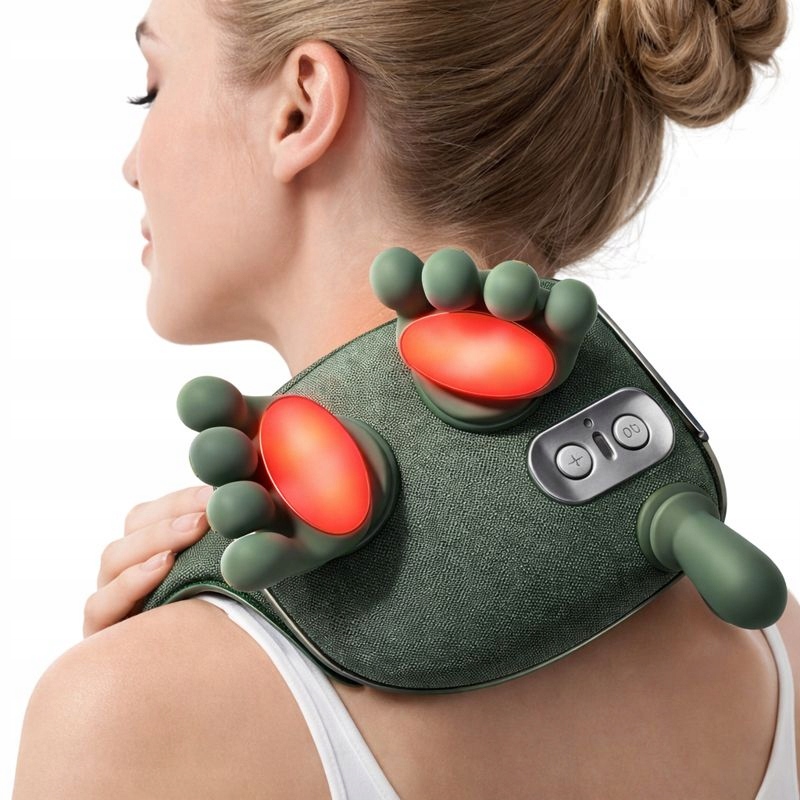 Masażer Bioniczny Szyi Ramion Podgrzewany Pleców Karku Elektryczny