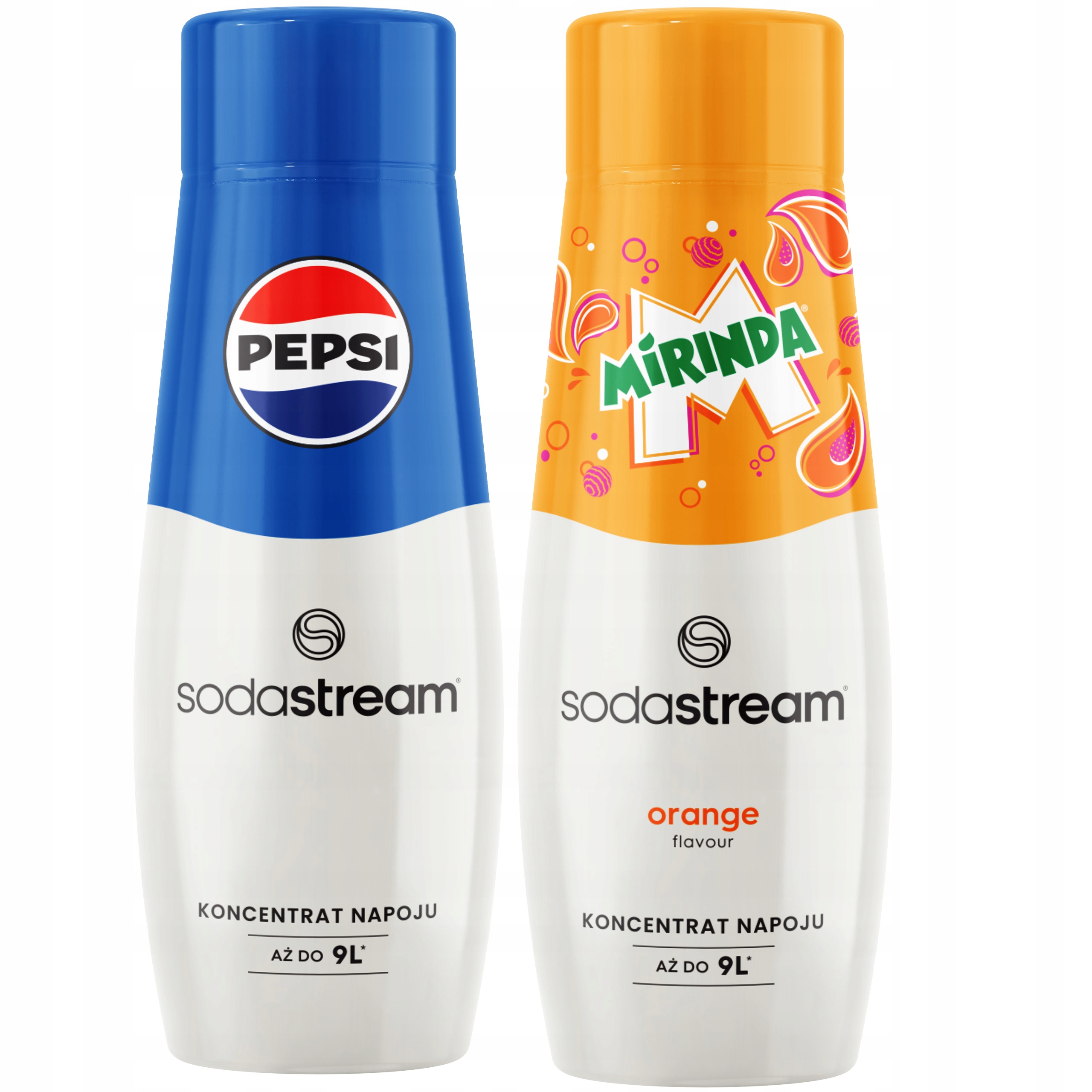 SODASTREAM Zestaw koncentratów PEPSI + MIRINDA.