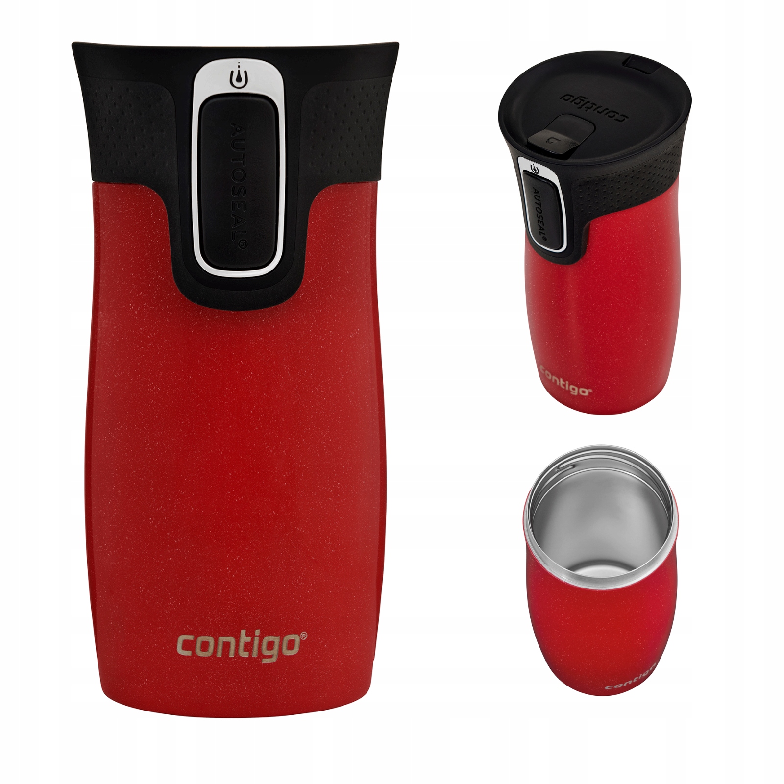 Kubek termiczny Contigo West Loop Mini 300ml Czerwony metalik