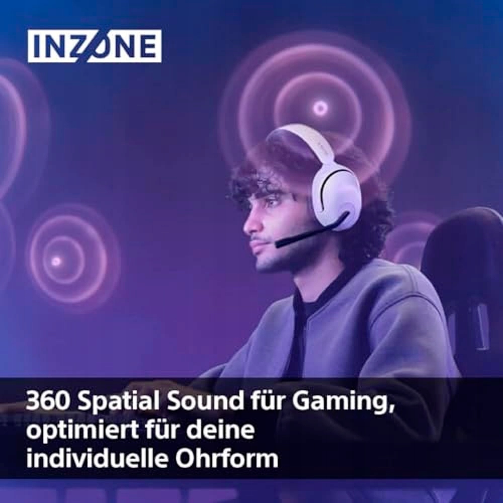 SONY INZONE H5 Wireless Gaming Headset 360 Sound for PC & PS5 Słuchawki — miniatura 3