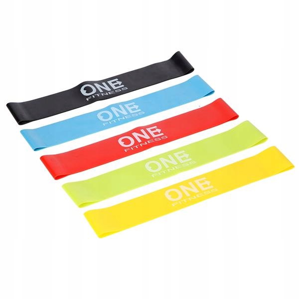 ZESTAW GUM TAŚM DO ĆWICZEŃ ONE FITNESS 5 SZT Rodzaj guma