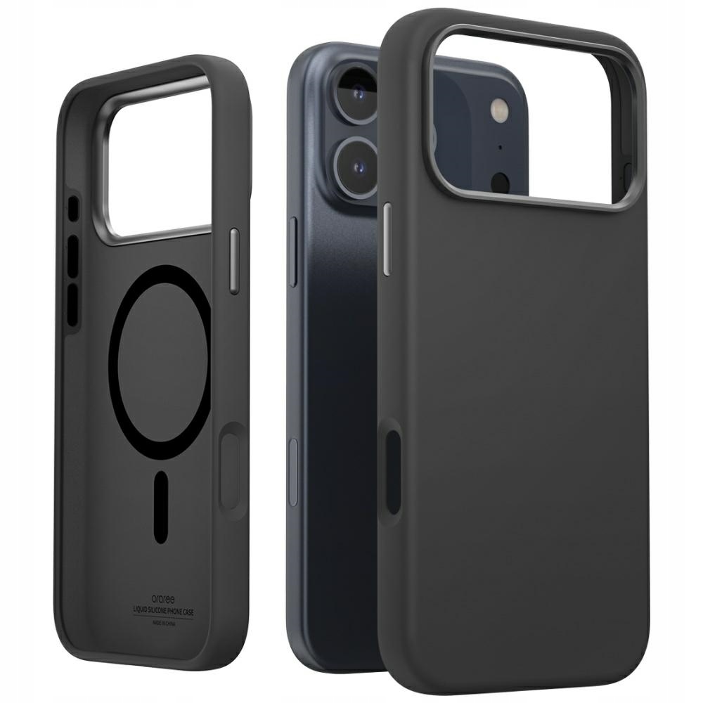 Pouzdro Araree Typo Skin M MagSafe pro iPhone 17 Pro Max, černé