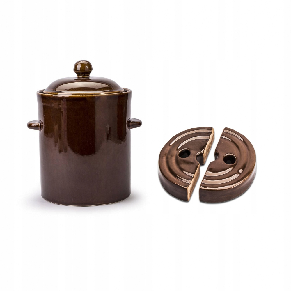 

Beczka do kiszenia Ceramiczna 5 l brązowa