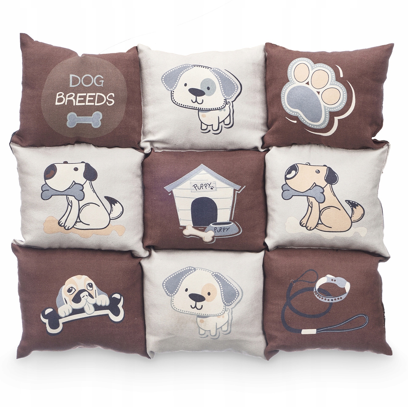 Levně Pelíšek Psí Polyester Protiskluzový 55X45 CM Vícebarevný