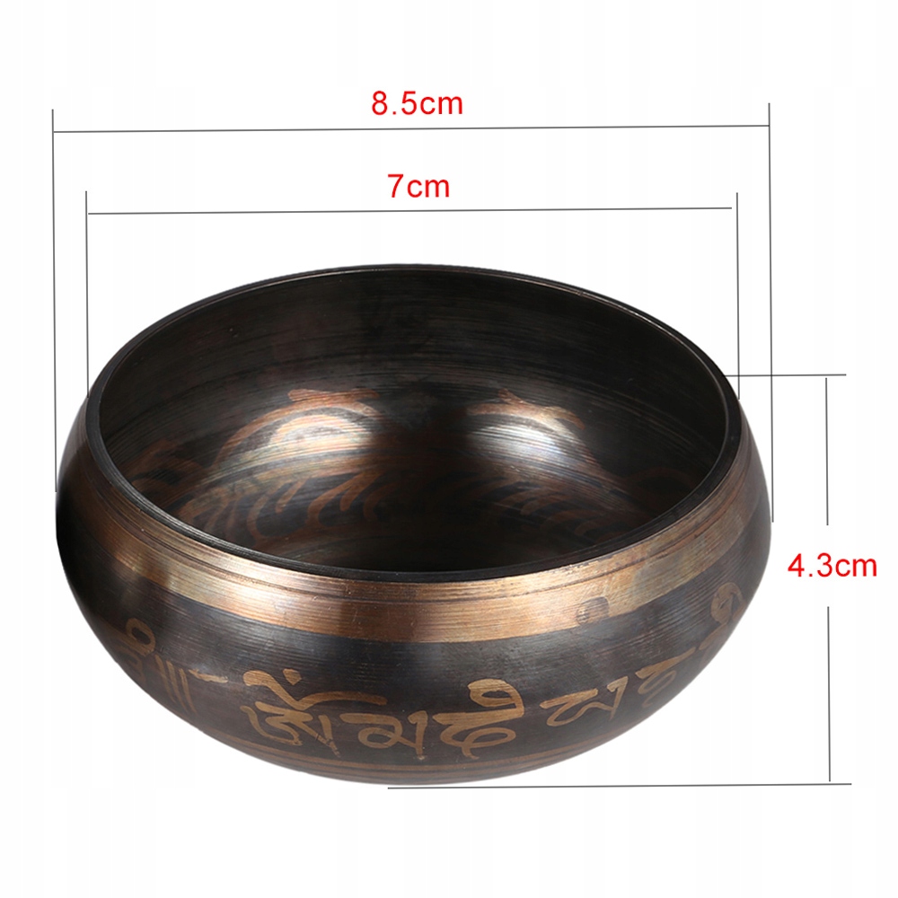 TYBETAŃSKA MISA ŚPIEWAJĄCA DO MEDYTACJA 7CM Marka inna