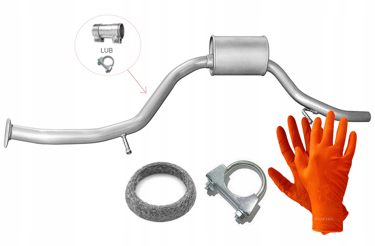 Toyota Auris 1.6i 16V 97kW (2013-2015) Kombi Tlumič Oe 174300T190