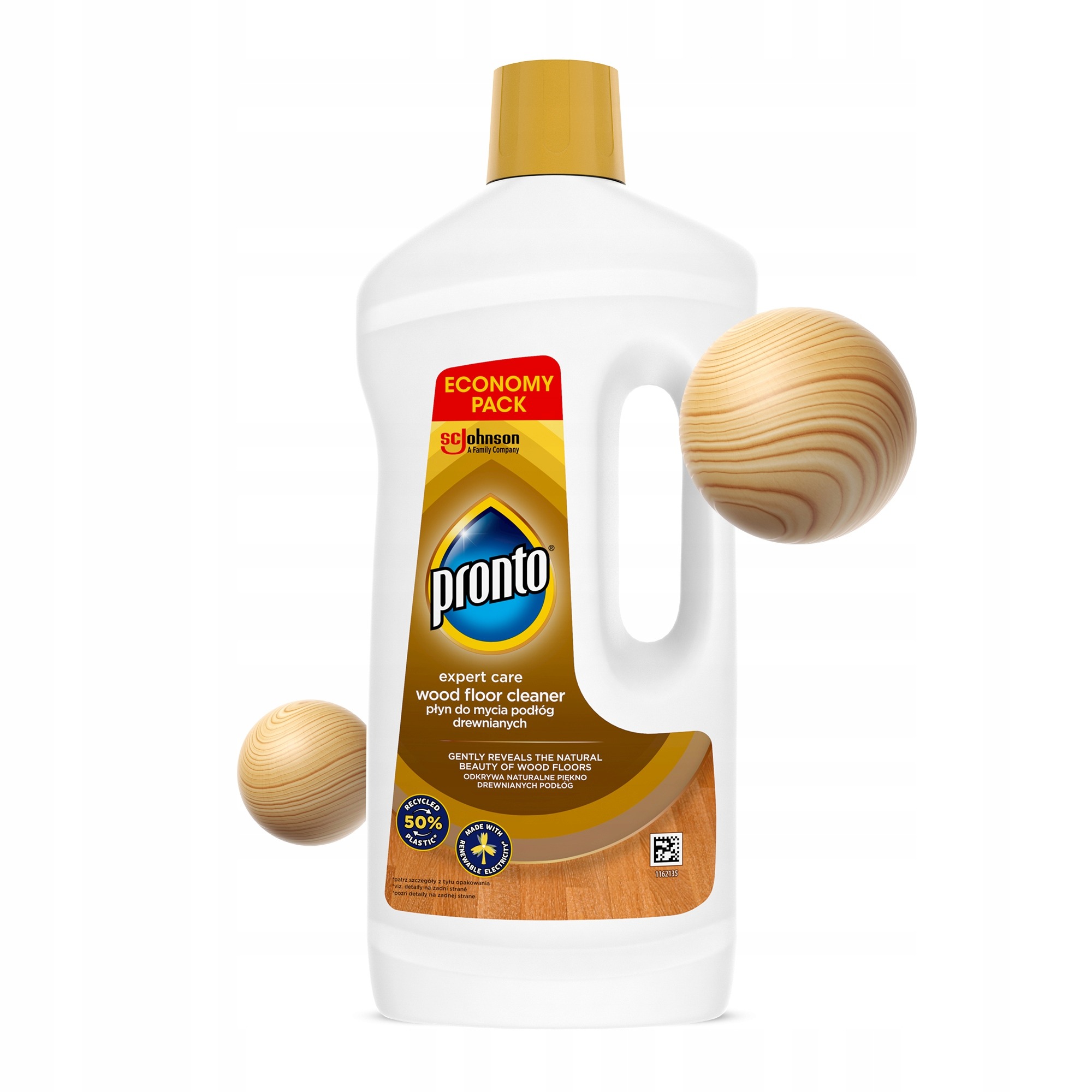 PRONTO EXPERT CARE DELIKATNY PŁYN DO MYCIA PODŁÓG DREWNIANYCH 1L BEZ SMUG