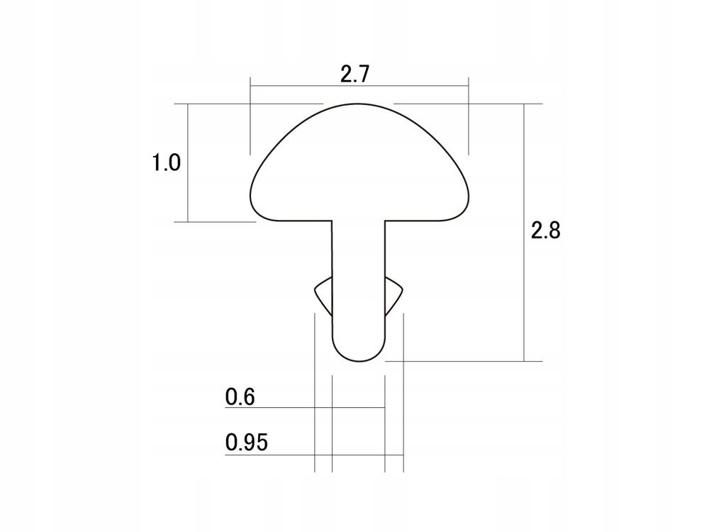 Progi HOSCO 2,4mm M2 (phosphor bronze, 24szt) Rodzaj zestaw