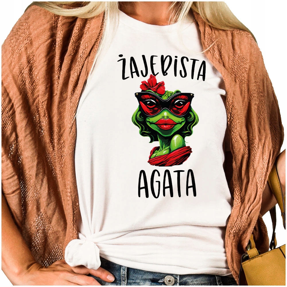 

Koszulka dla Agaty Żaba Żajebista Agata XXL