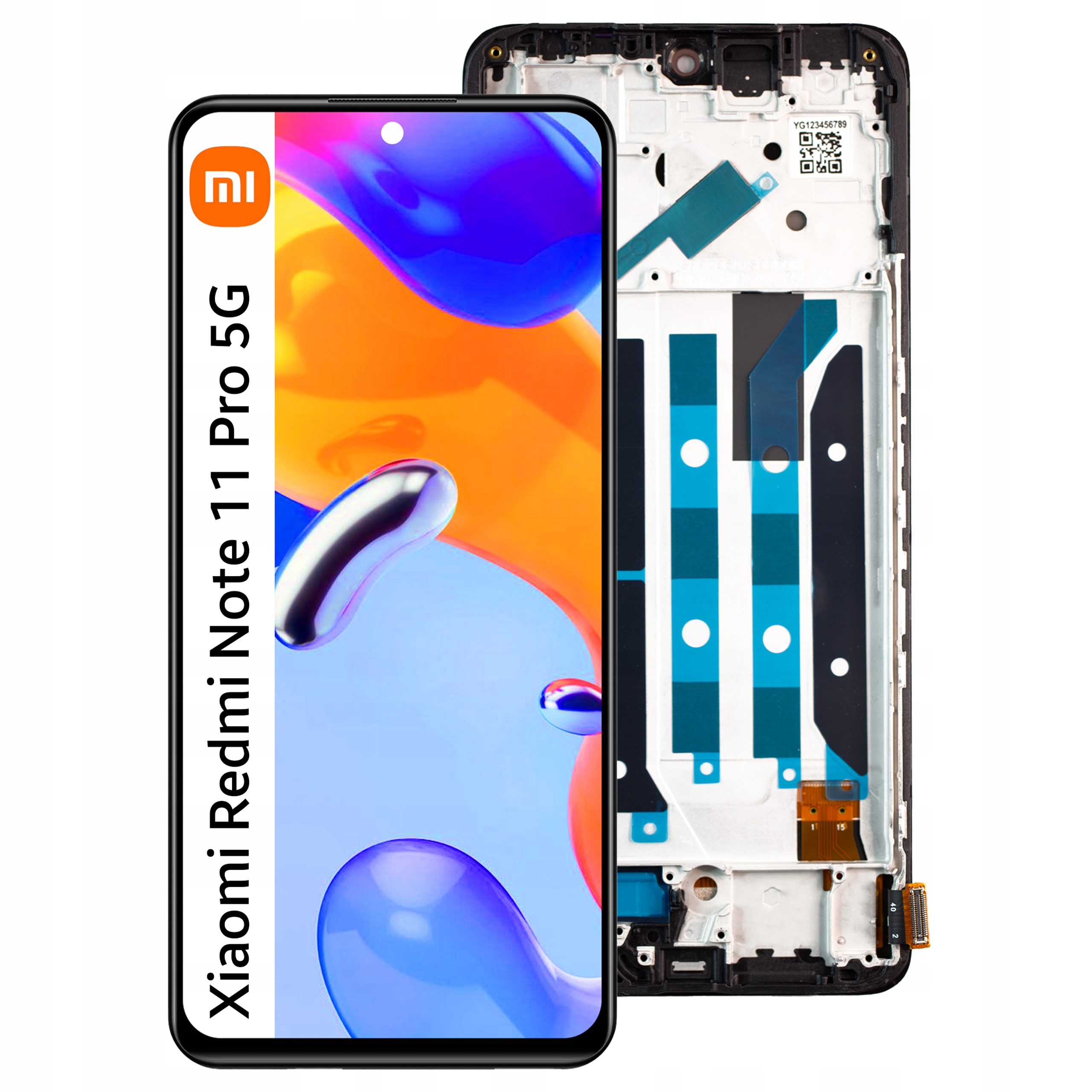 Displej s rámečkem pro Redmi Note 11 Pro 5G Oled Display Panel LCD