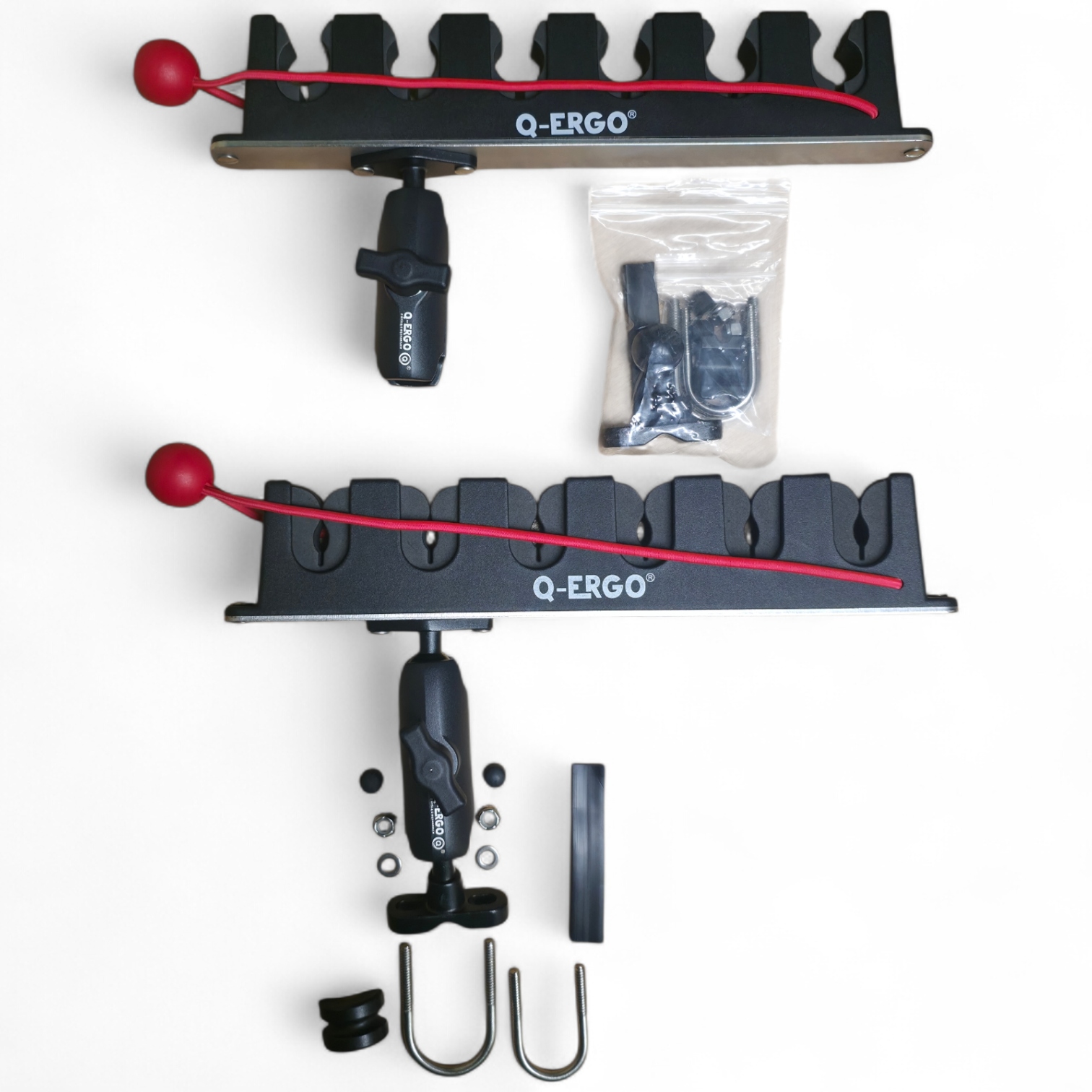 Uchwyty Grzebienie Na Wędki Do Łodzi Pontonu Komplet Na Reling Q-ergo