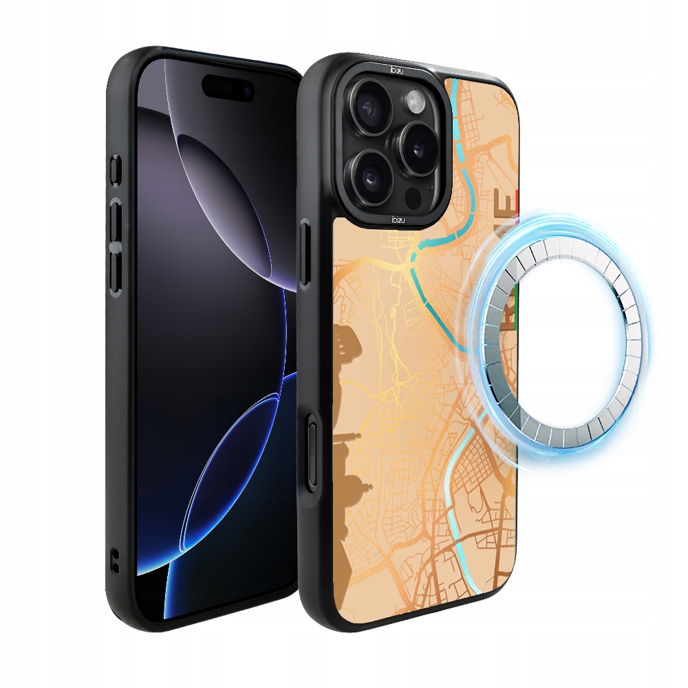 Pouzdro iPhone 16 Pro Ibizu DropGuard Matt s MagSafe, Řím