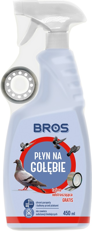 

Bros Odstraszacz płyn na Gołębie taśma 450 ml