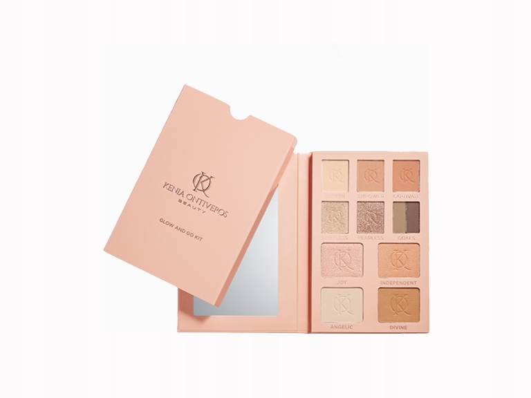 Keňa Ontiveros Hlavy a Go Paleta na obličej Tebe Růže Bronzery Obočí