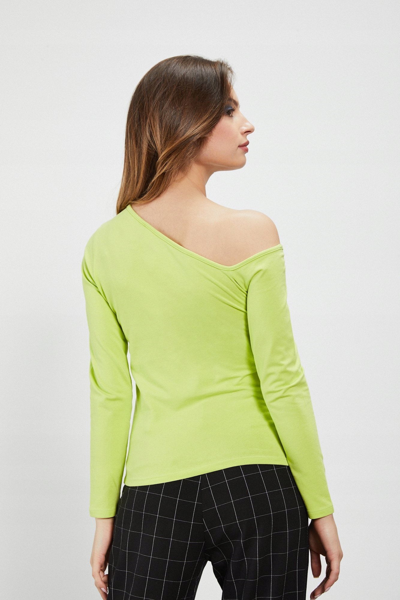 

Moodo Bluzka asymetryczna L-TS-3118 Lime; S