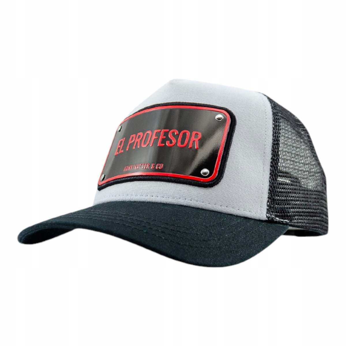 John Hatter Kšiltovka Baseball Cap Bílá/černá El Profesor