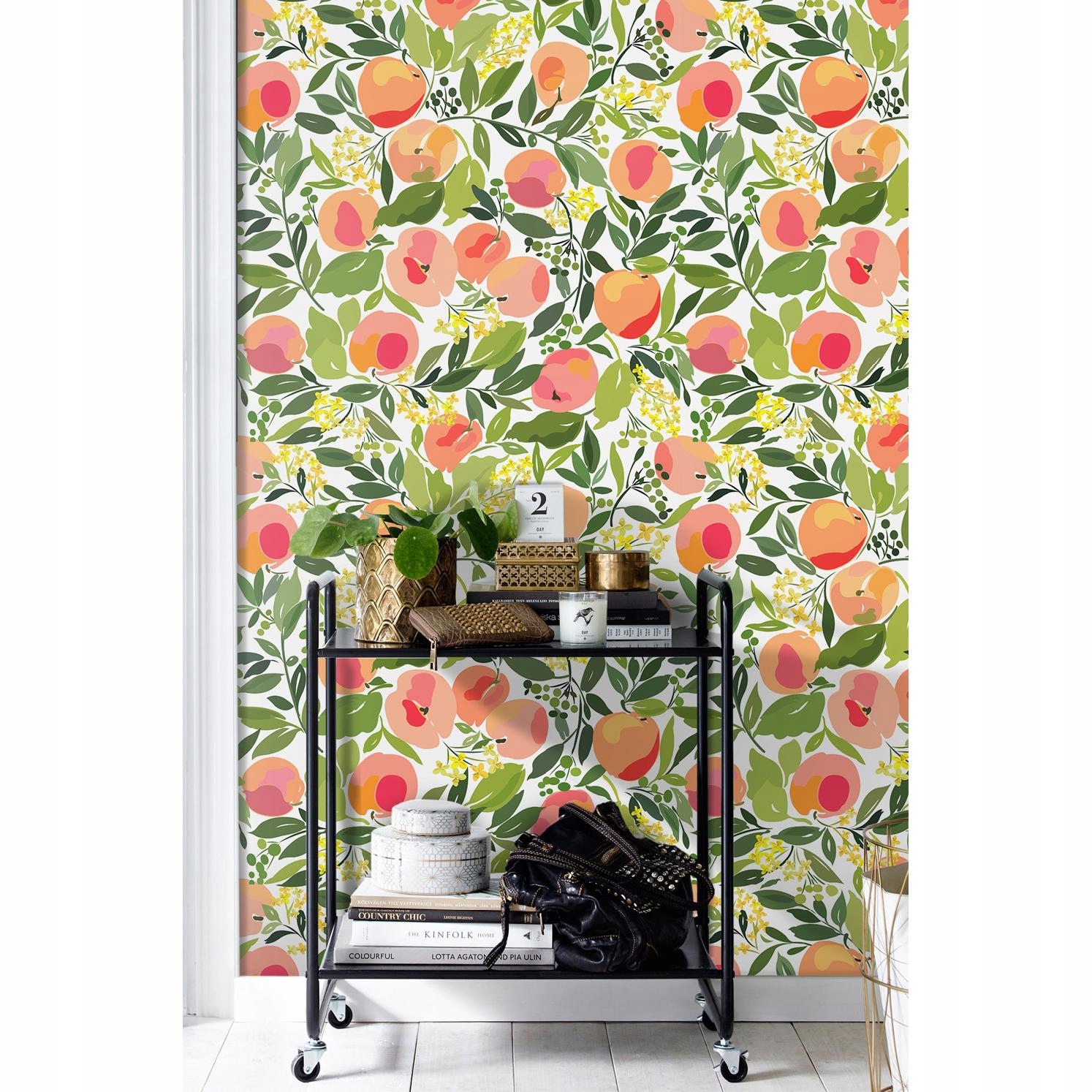 

Tapeta do salonu Brzoskwinie MagicStick 250x104 cm