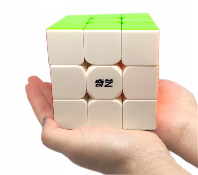 KOSTKA QiYi QIMENG PLUS 3x3x3 50% WIĘKSZA 9 cm Materiał plastik