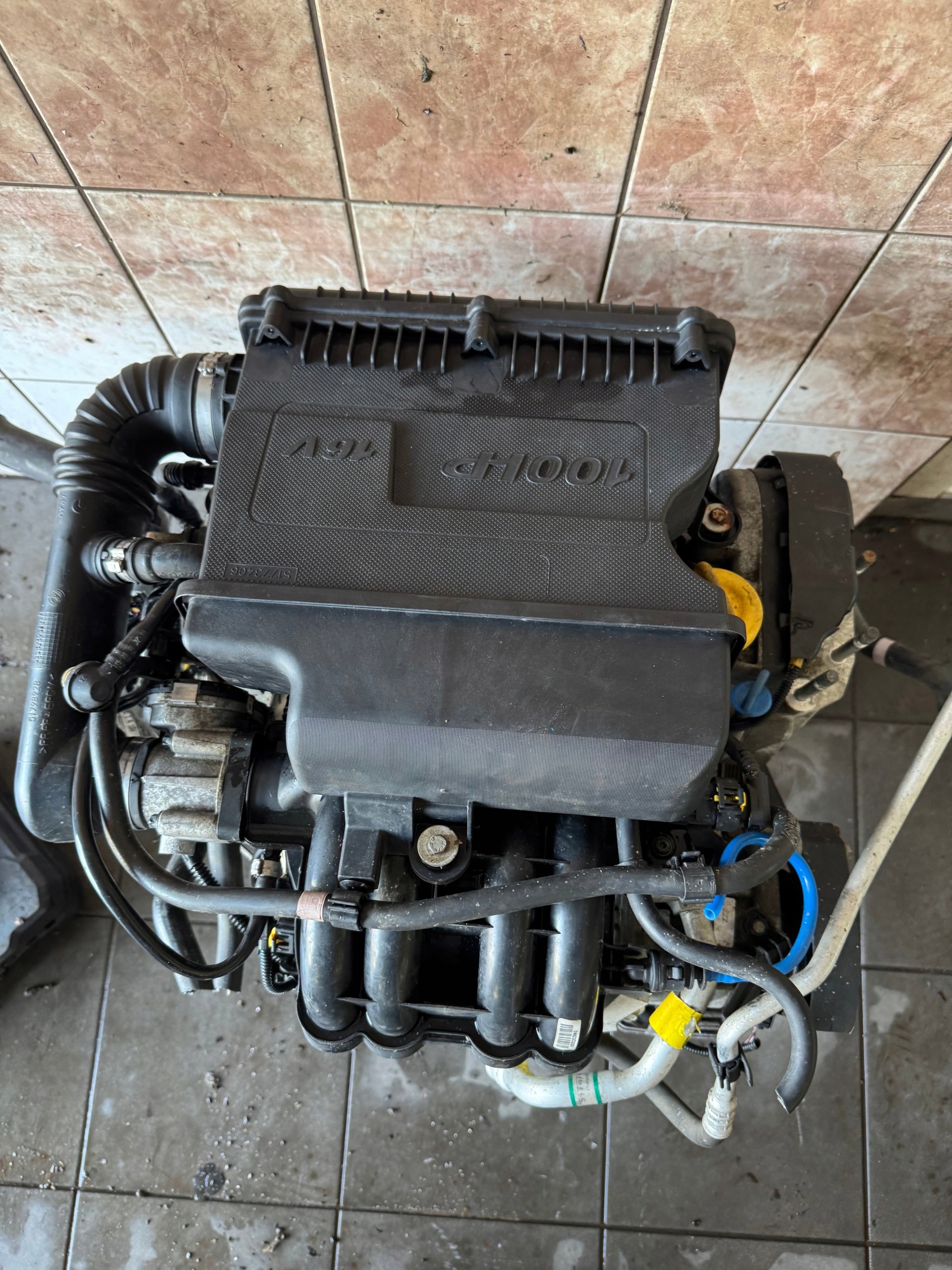 FIAT 500 PANDA 1.4 B 101KM engine 169A3000 100hp complete Z with accessories !