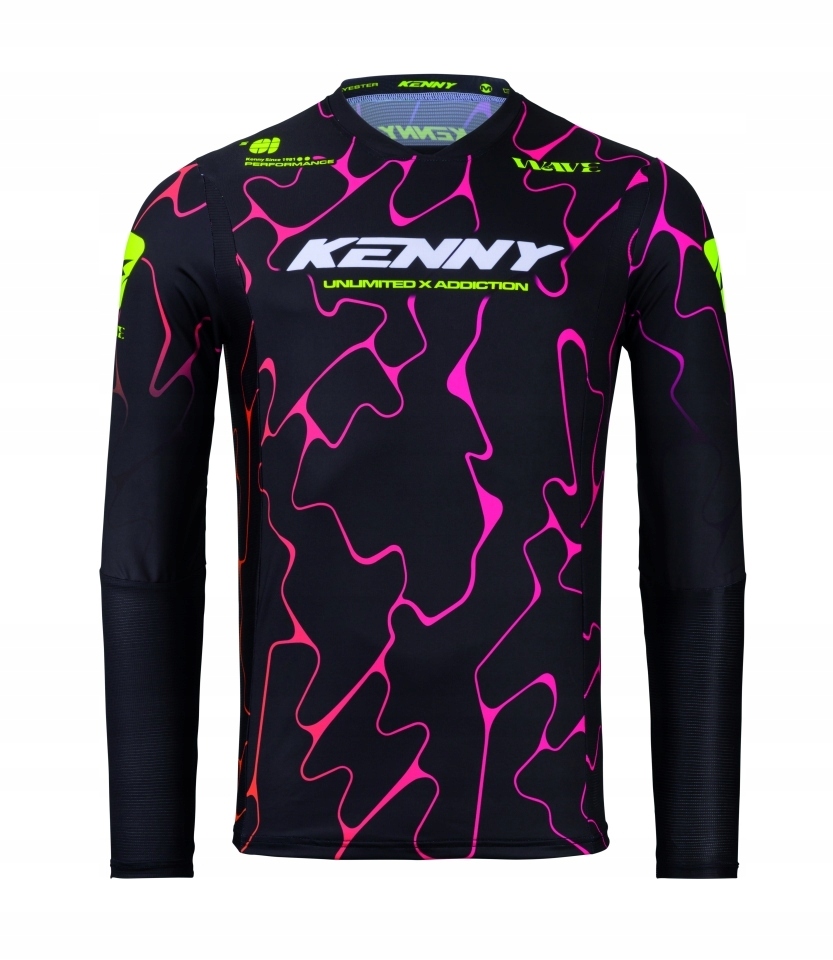 Kenny Racingové Nohavice Cross/enduro Performance Kid/junior/detské Wave Blac