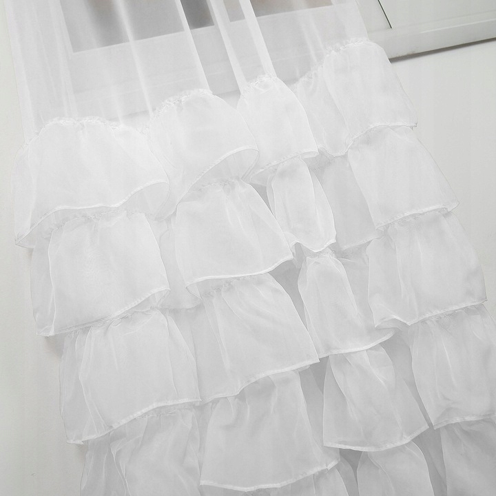 FIRANA GOTOWA FALBANA DŁUGA WOAL FIRANKA BALKON Marka inna