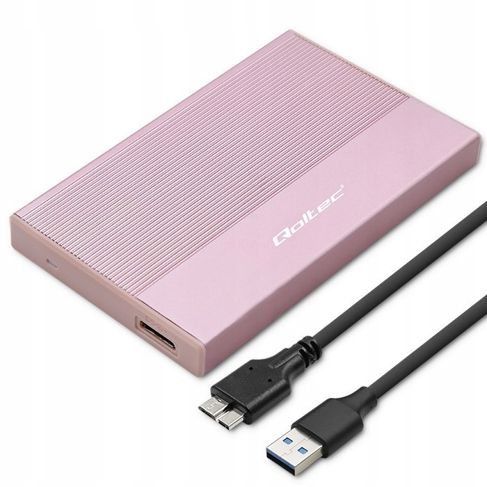 Qoltec Obudowa Kieszeń na dysk Ssd Hdd 2.5 cala Sata Usb 3.0