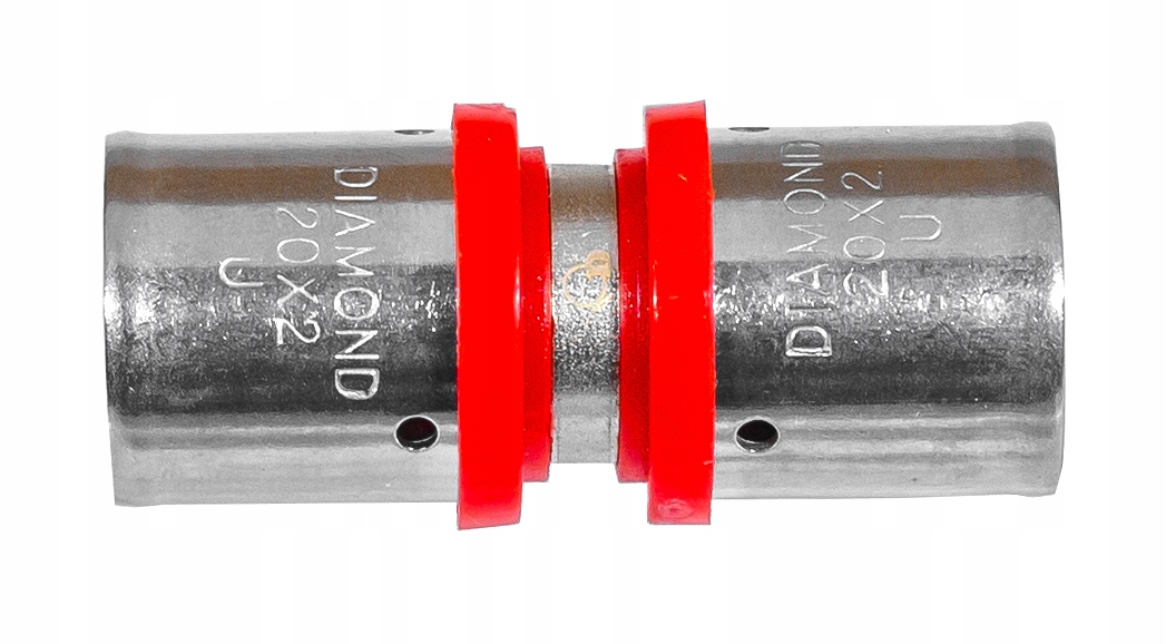 ZŁĄCZKA RÓWNOPRZELOTOWA ZAPRASOWYWANA PEX ALUPEX FI 20x20 MOSIĄDZ DIAMOND Stan opakowania oryginalne