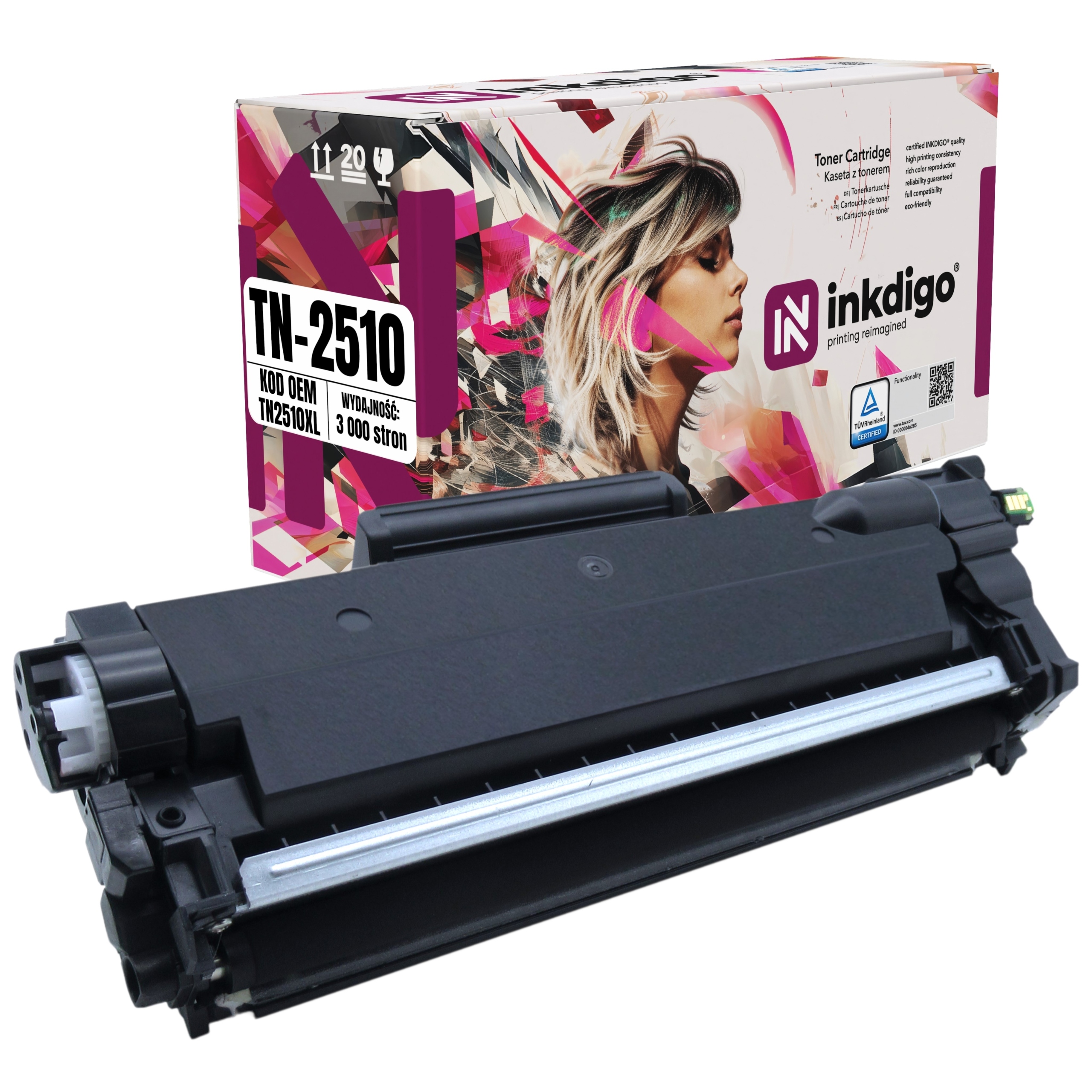 TN2510 XL Náhrada Pro Tiskárny Brother MFC-L2860DWE DCP-L2627DWE