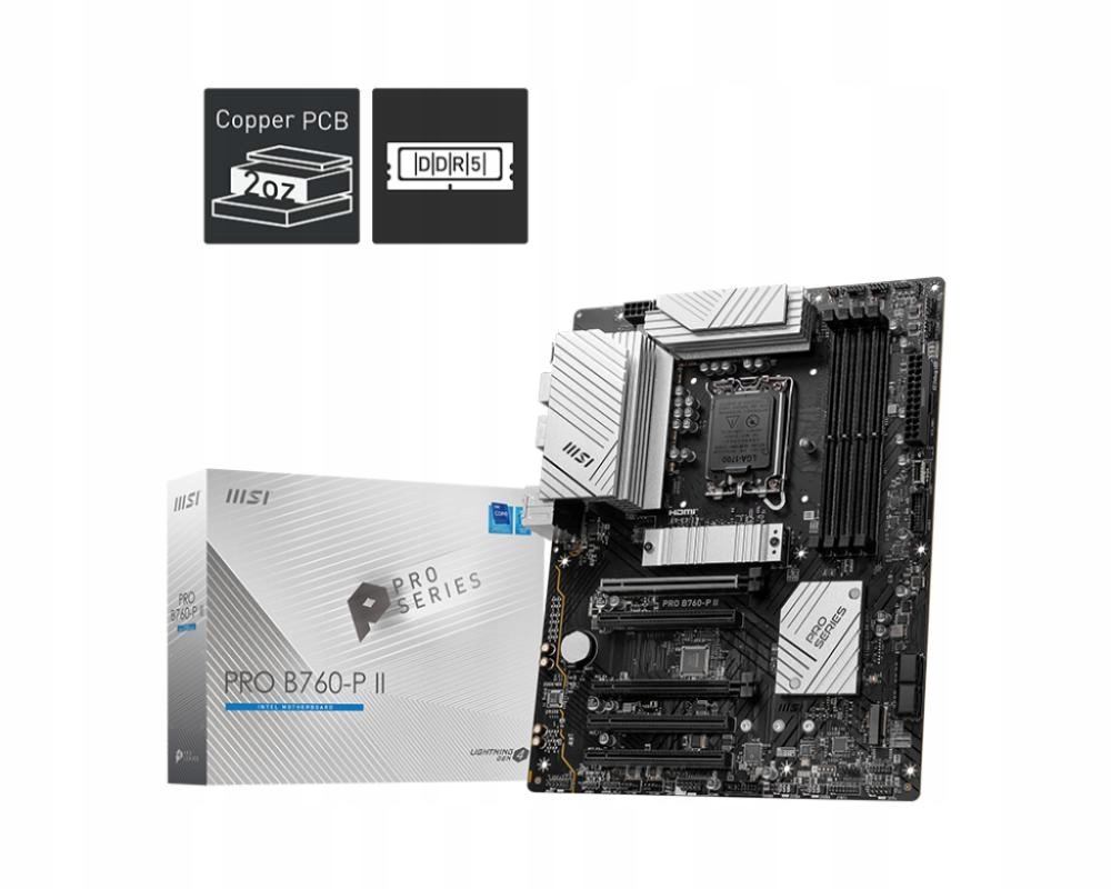 Msi Pro B760-P II/ Lga 1700/ Atx Pro B760-P II