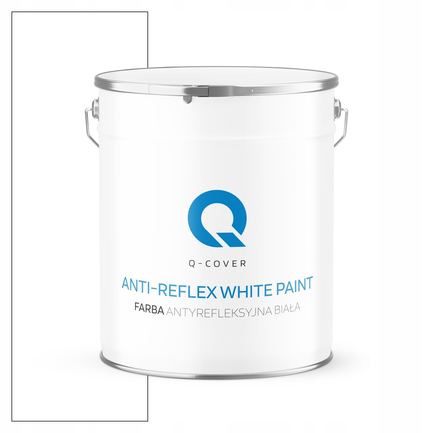 Farba Antyrefleksyjna Biała Śnieżna Nieskazitelna Biel Do Ścian Sufitu 5L