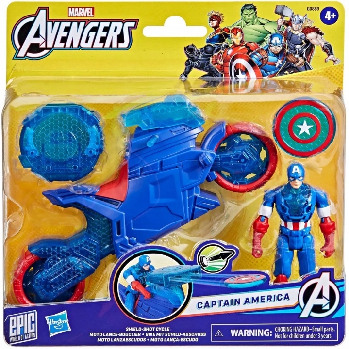 Marvel Avengers Vozidlo Kapitán Amerika G0889