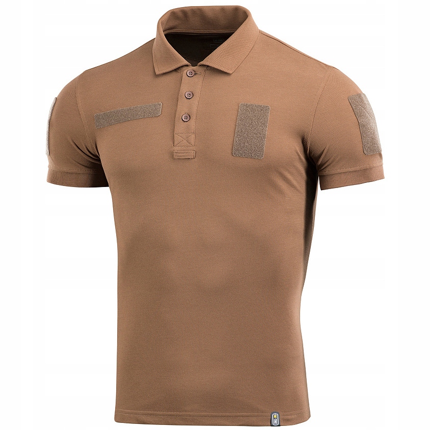 M-Tac Vojenské taktické tričko Polo 65/35 Velcro Coyote Brown vel