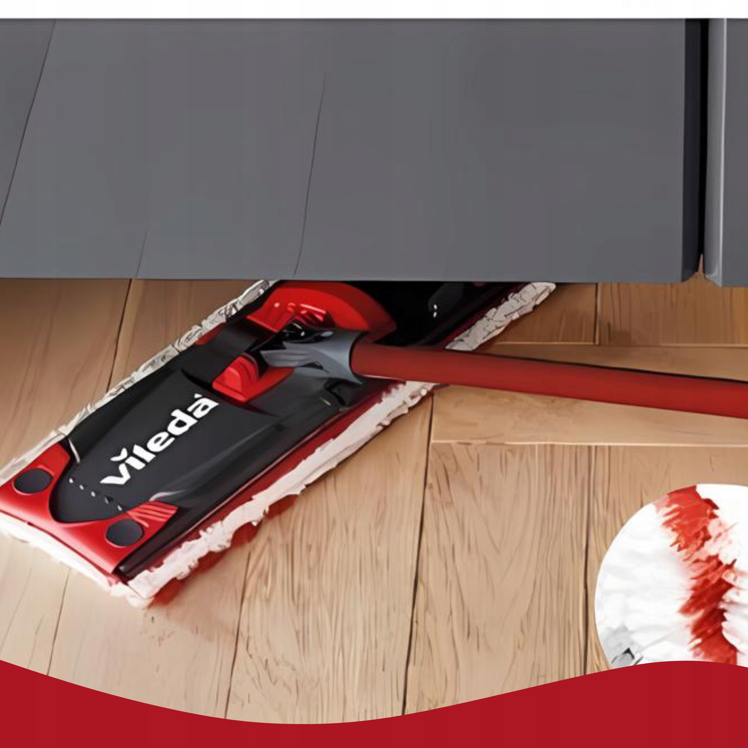 VILEDA Mop obrotowy Easy Wring ULTRAMAT ULTRAMAX TURBO Z WIRÓWKĄ PŁASKI Rodzaj wiadro i mop