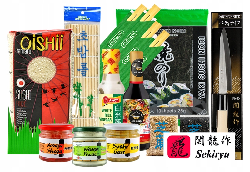 Levně Sada na výrobu sushi XL s nožem Petty knife