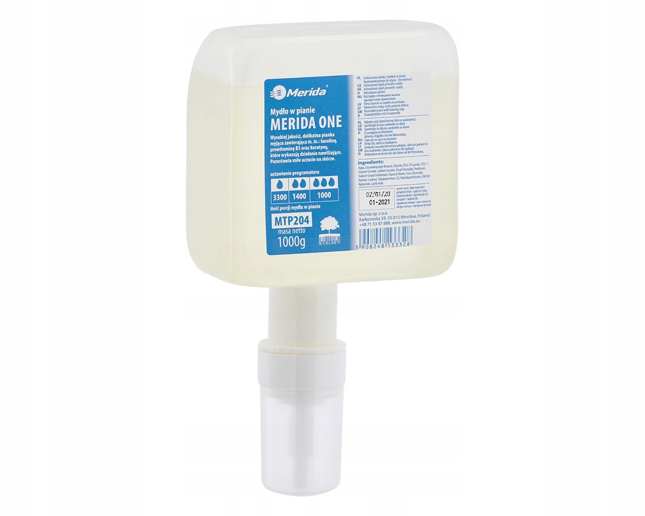 

Merida One Mydło W Pianie Wkład 1000 ML MTP204
