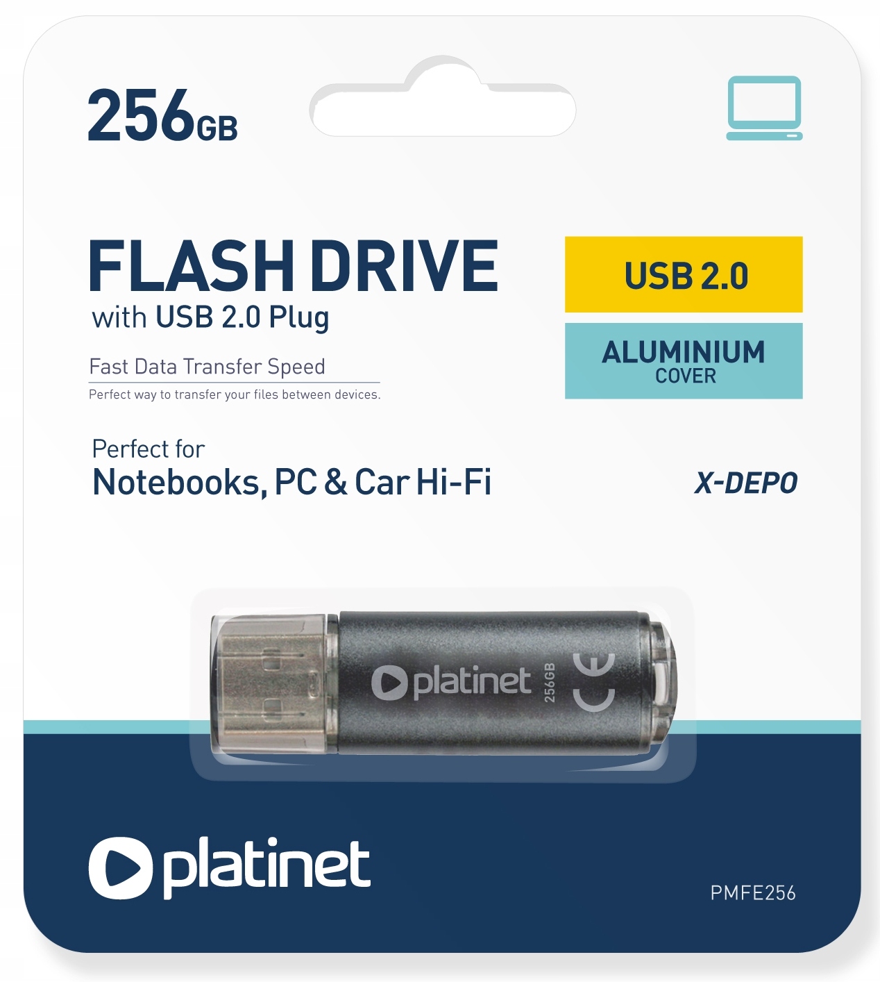 

Szybki Pendrive Flash Drive Usb 2.0 256 Gb X-Depo