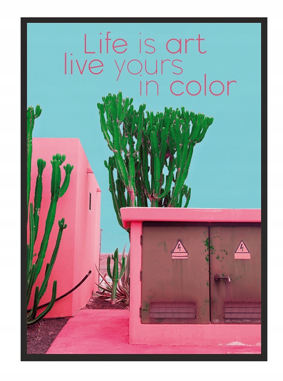 OBRAZ PLAKAT W RAMIE 53x73 cm Pastele 2 P606