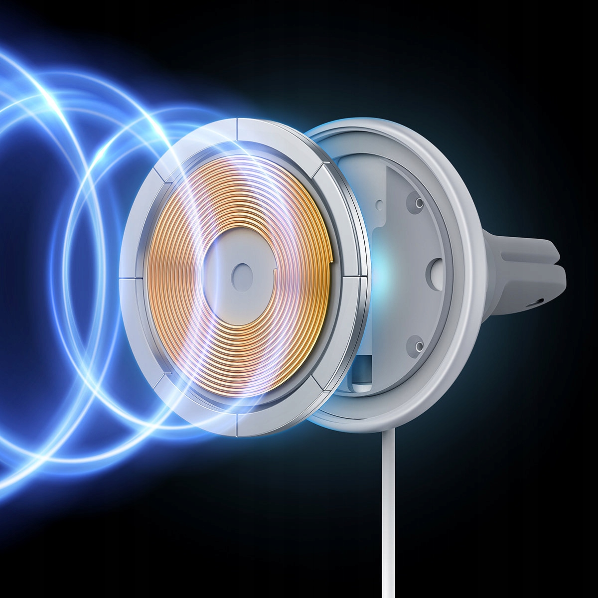 BASEUS UCHWYT SAMOCHODOWY Z ŁADOWARKĄ MagSafe 15W Producent Baseus