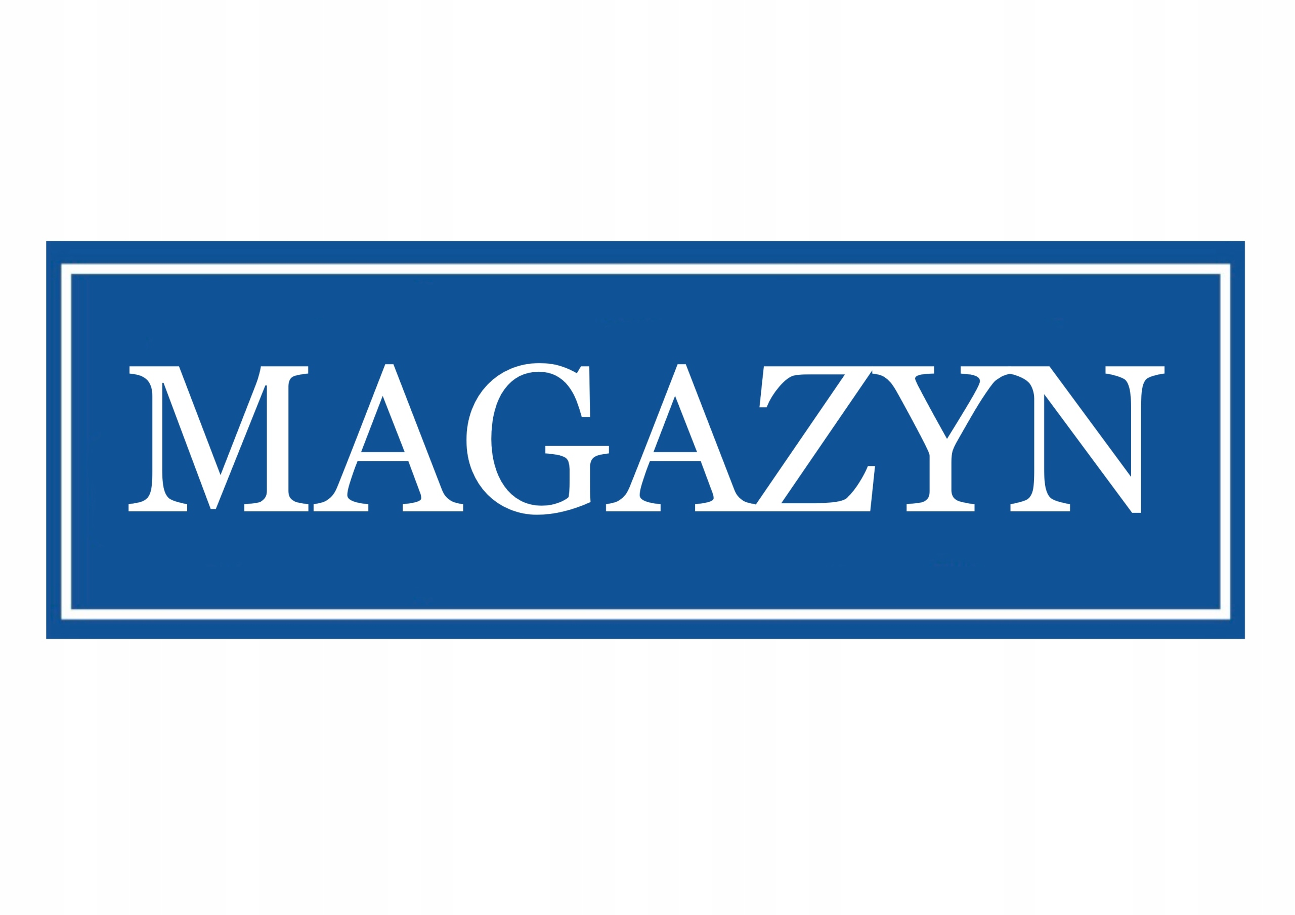 MAGAZYN NAKLEJKA ZNAK INFORMACYJNY 30x10cm