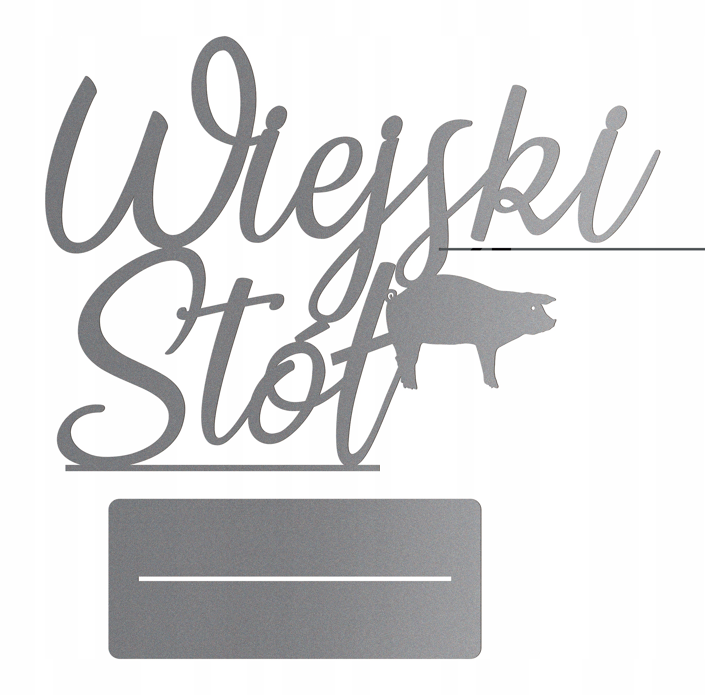 

Wiejski Stół Napis Na Stół Wesele Ślub Srebrny