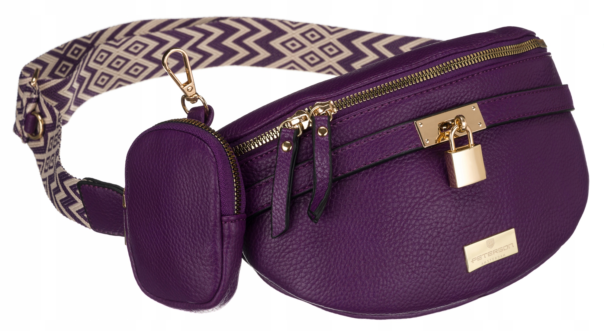 PETERSON miejska nerka saszetka torebka na zamek