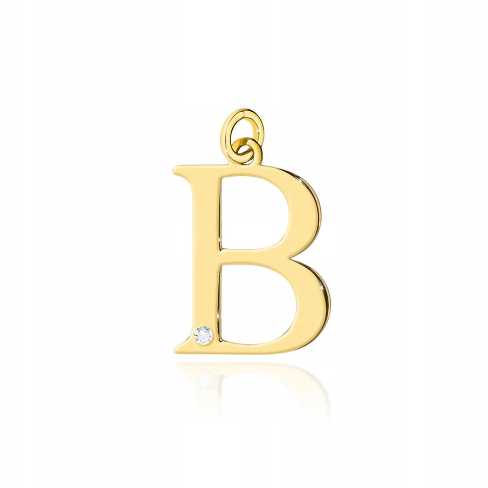 

Złota Zawieszka Litera B 585 Brylant 0,005 ct