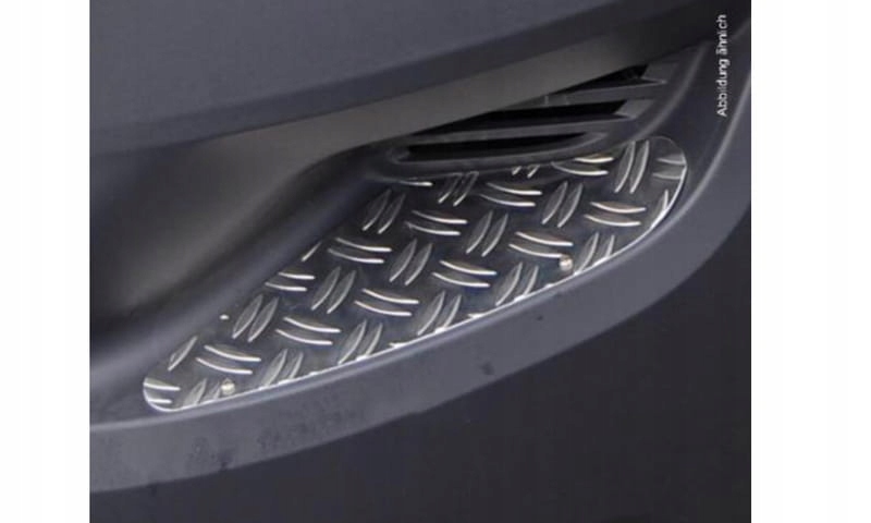 Алюминиевая напольная пластина для бампера Fiat Ducato