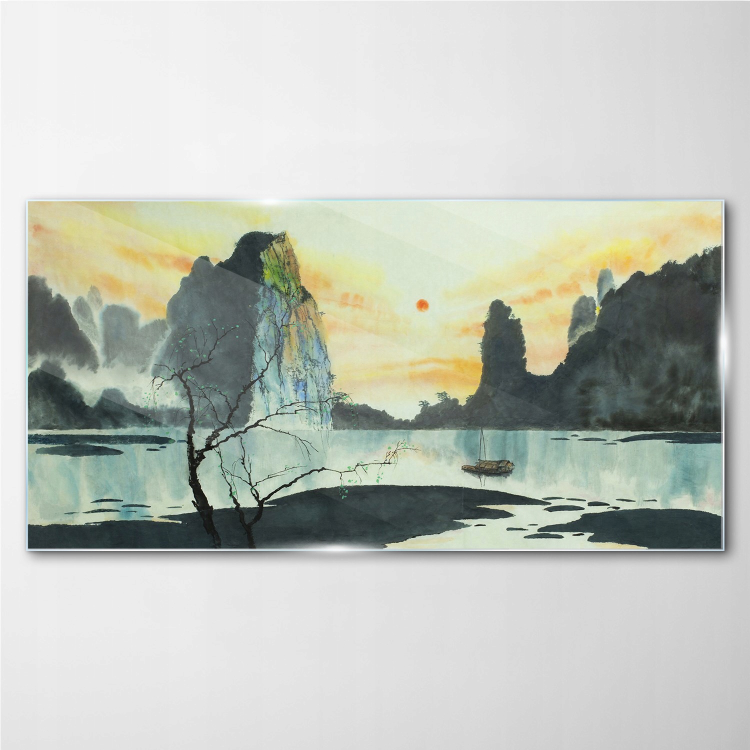 

Obraz szklany na ścianę Azja góry mgła 140x70 cm