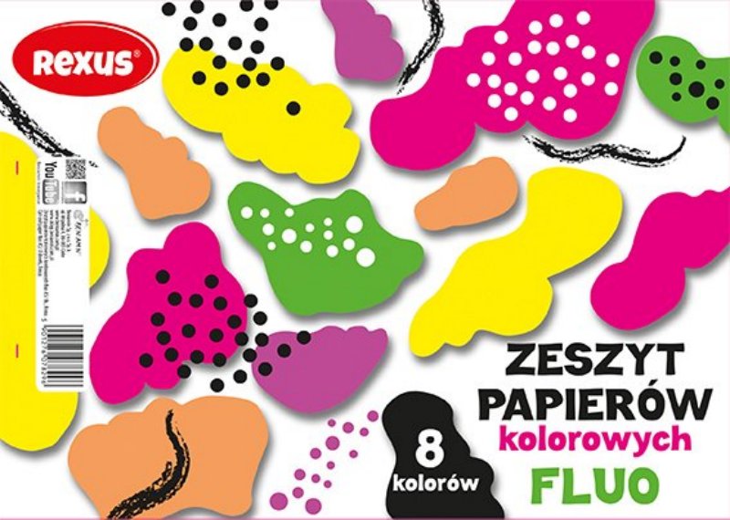 

Wycinanka Kredowana Fluorestencyjna A5 8 Kartek