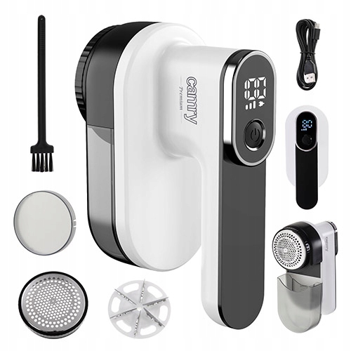 Golarka do Swetrów Ubrań Tkanin LCD 2000mAh 3 Prędkości + Pędzelek Camry